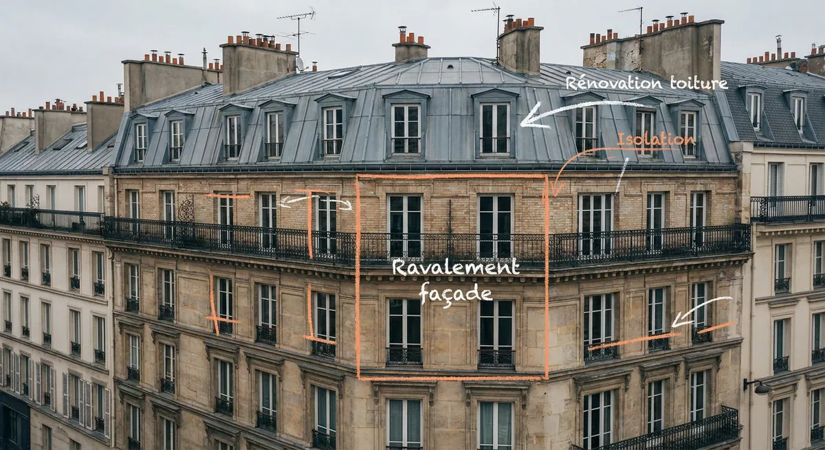 copropriété immeuble plan pluriannuel